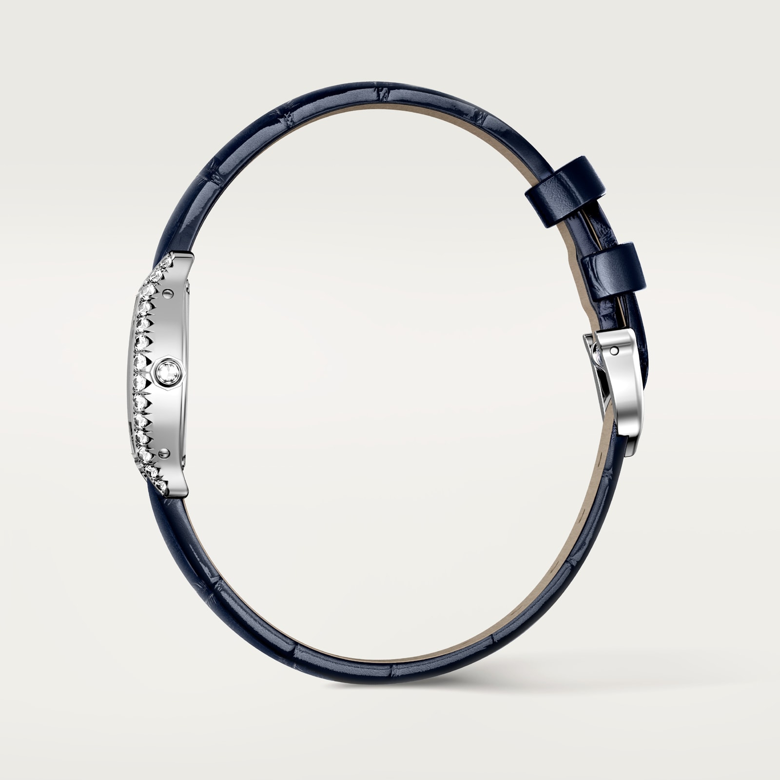 Cartier Tortue Watch, Mini Model, High-Autonomy Quartz Movement, 18K White Gold Case Cartier Tortue Watch, Mini Model, High-Autonomy Quartz Movement, 18K White Gold Case