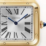 Cartier Santos-Dumont watch, large model, Manufacture mechanical movement with manual winding, calibre 430