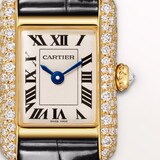 Cartier Tank Louis Cartier watch, mini model, quartz movement. Yellow gold