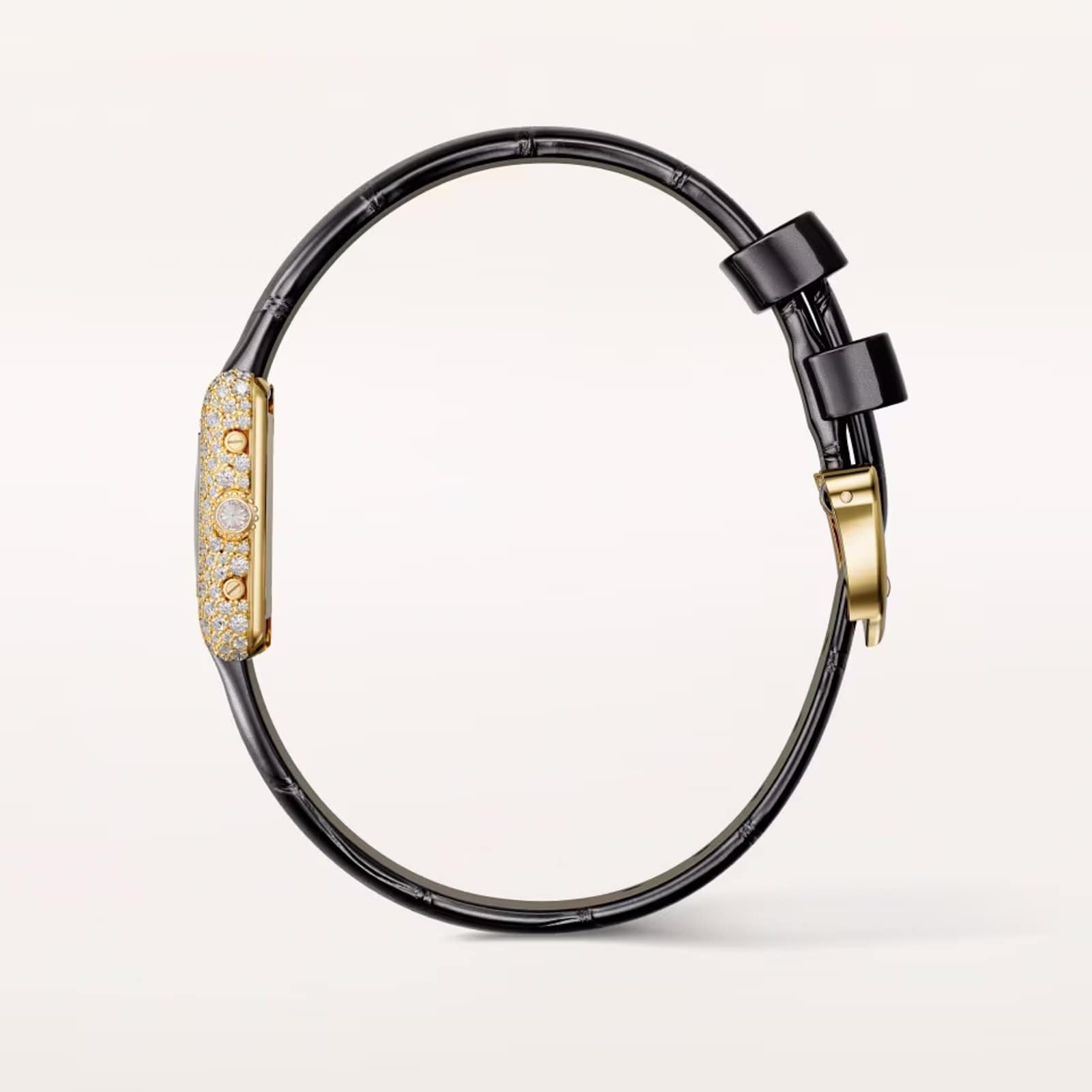 Cartier Tank Louis Cartier watch, mini model, quartz movement. Yellow gold