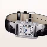 Cartier Tank Louis Cartier watch, small model, quartz movement. White gold