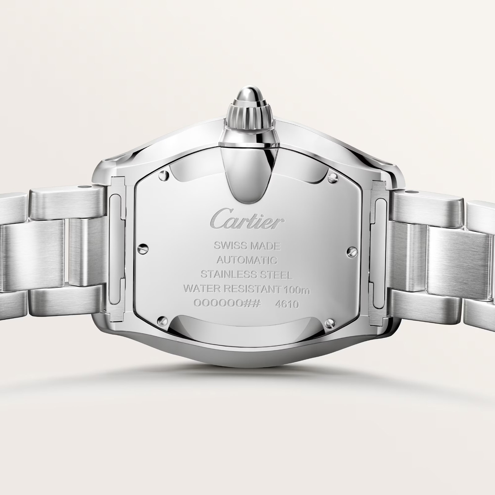 Cartier Roadster watch, medium model, Manufacture mechanical movement with automatic winding