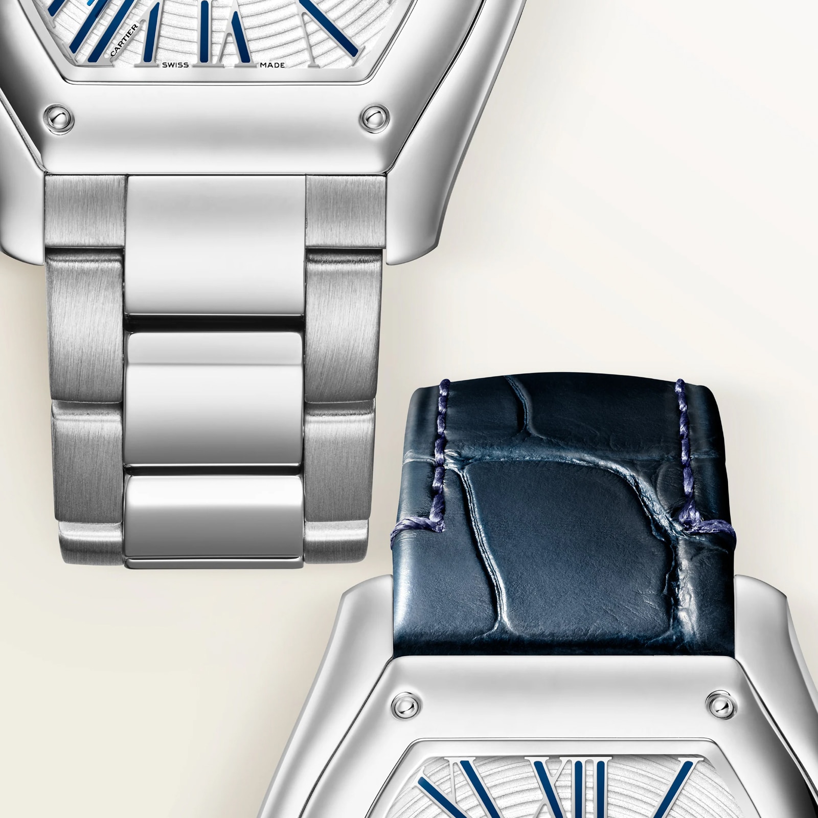 Cartier Roadster watch, medium model, Manufacture mechanical movement with automatic winding