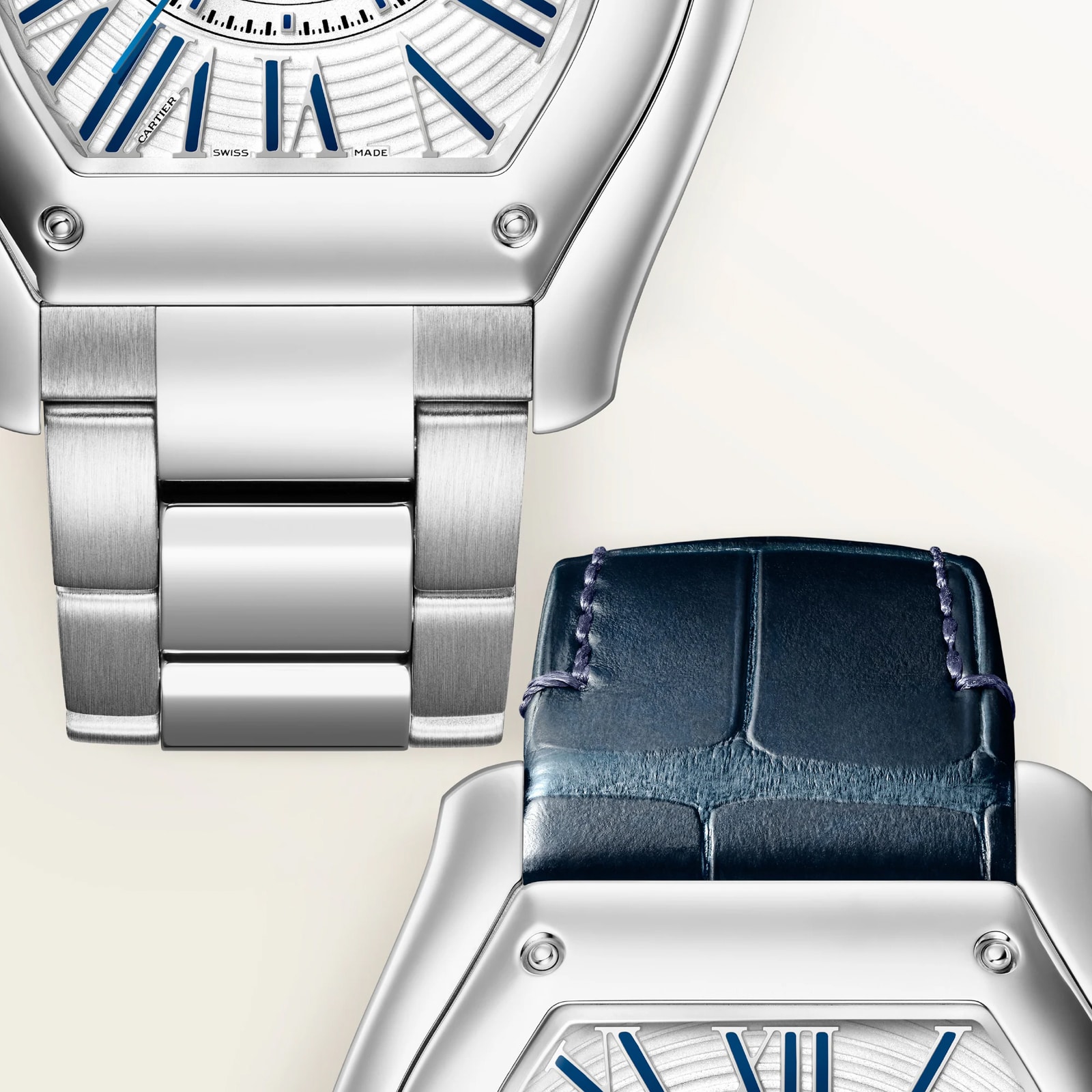 Cartier Roadster Watch, Large Model, Manufacture Mechanical Movement With Automatic Winding, Steel Case
