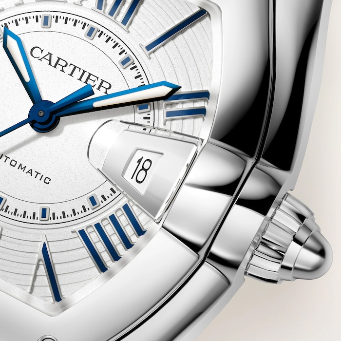Cartier Roadster Watch, Large Model, Manufacture Mechanical Movement With Automatic Winding, Steel Case