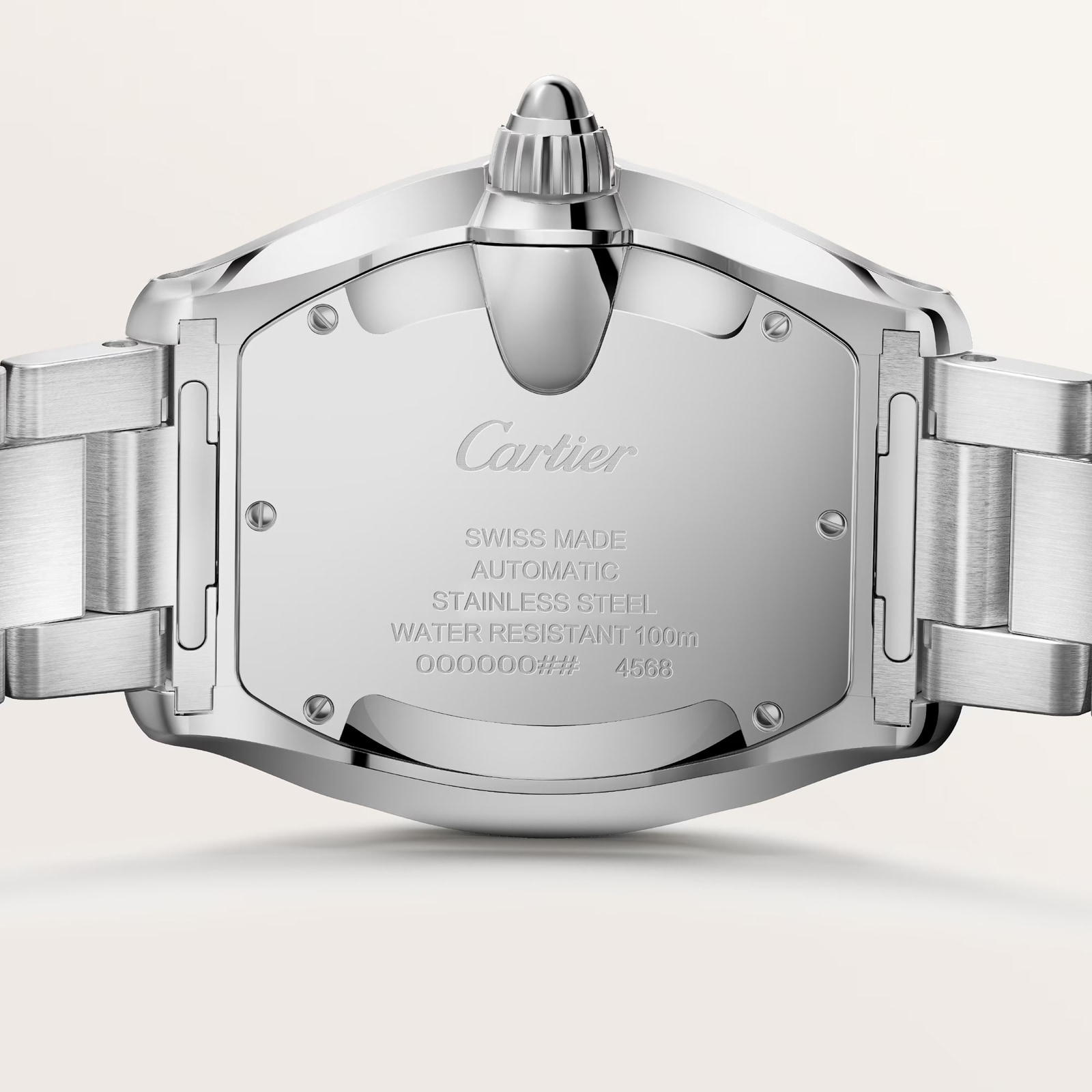 Cartier Roadster Watch, Large Model, Manufacture Mechanical Movement With Automatic Winding, Steel Case