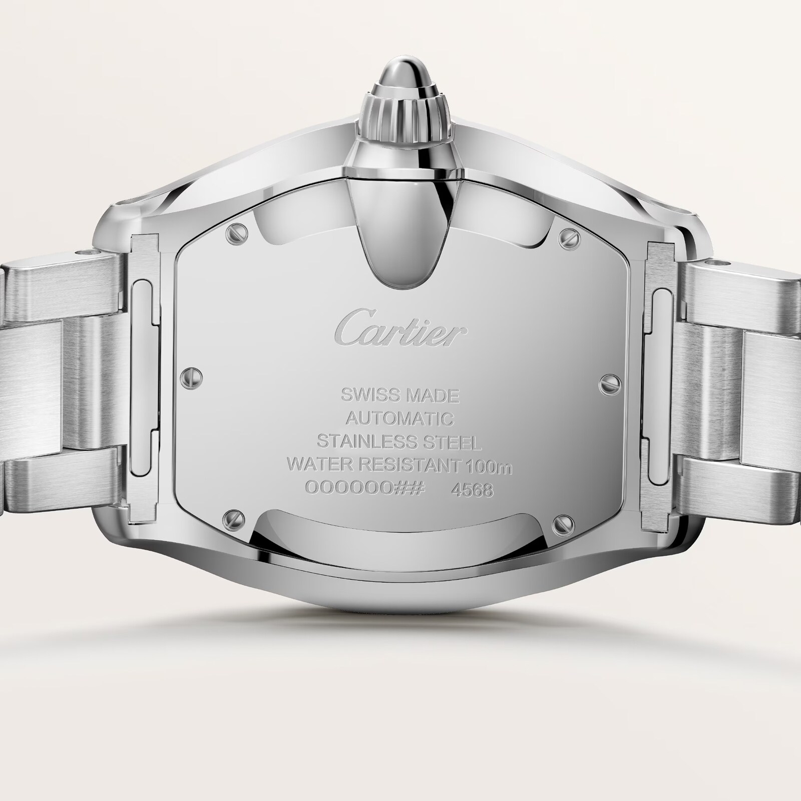 Cartier Roadster watch, large model, Manufacture mechanical