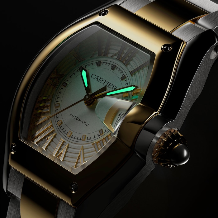 Cartier Roadster Watch, Medium Model, Manufacture Mechanical Movement With Automatic Winding, Steel Case