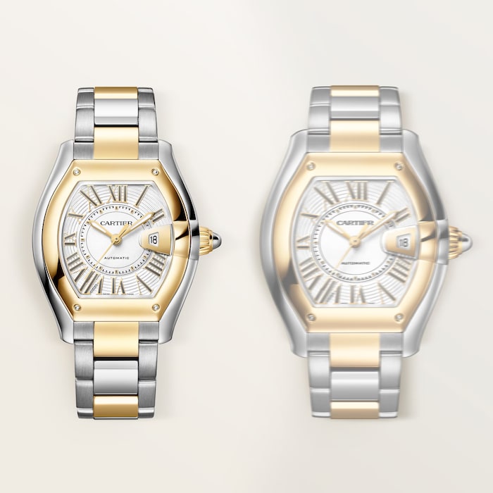 Cartier Roadster Watch, Medium Model, Manufacture Mechanical Movement With Automatic Winding, Steel Case