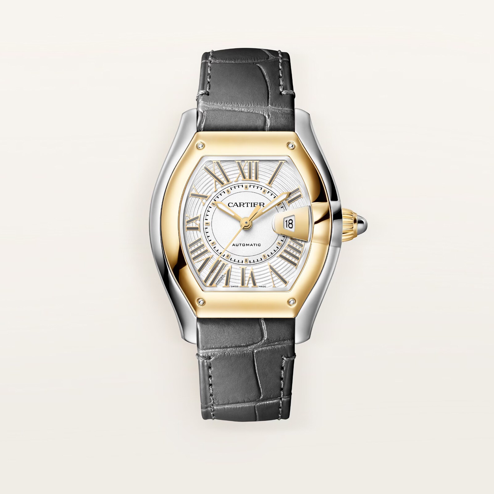 カルティエ Cartier Roadster Watch, Medium Model, Manufacture Mechanical