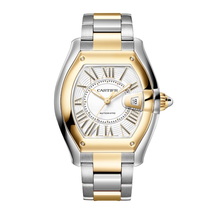 Cartier Roadster Watch, Large Model, Manufacture Mechanical Movement With Automatic Winding, Steel Case