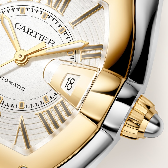 Cartier Roadster Watch, Large Model, Manufacture Mechanical Movement With Automatic Winding, Steel Case