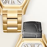 Cartier Roadster Watch, Medium Model, Manufacture Mechanical Movement With Automatic Winding, 18K Yellow Gold Case