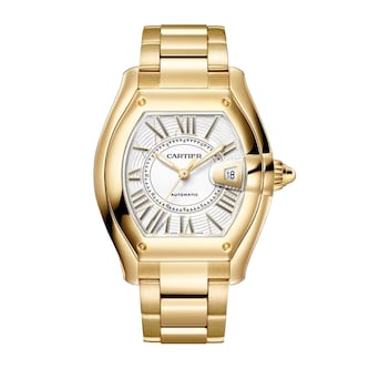 Cartier Roadster Watch, Large Model, Manufacture Mechanical Movement With Automatic Winding, 18K Yellow Gold Case