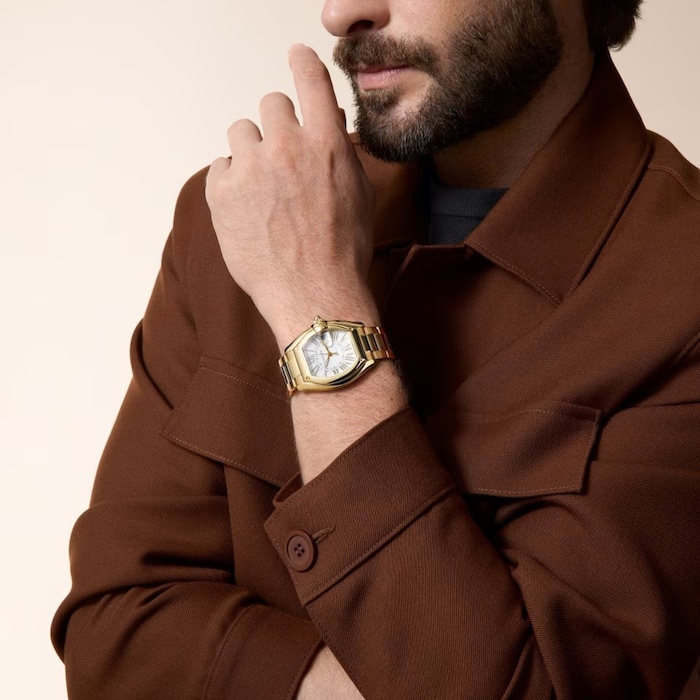Cartier Roadster Watch, Large Model, Manufacture Mechanical Movement With Automatic Winding, 18K Yellow Gold Case