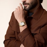 Cartier Roadster Watch, Large Model, Manufacture Mechanical Movement With Automatic Winding, 18K Yellow Gold Case