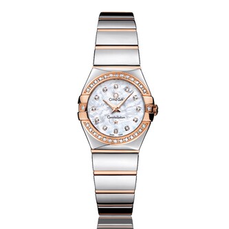Omega Constellation Ladies 18ct Rose Gold Ladies Watch