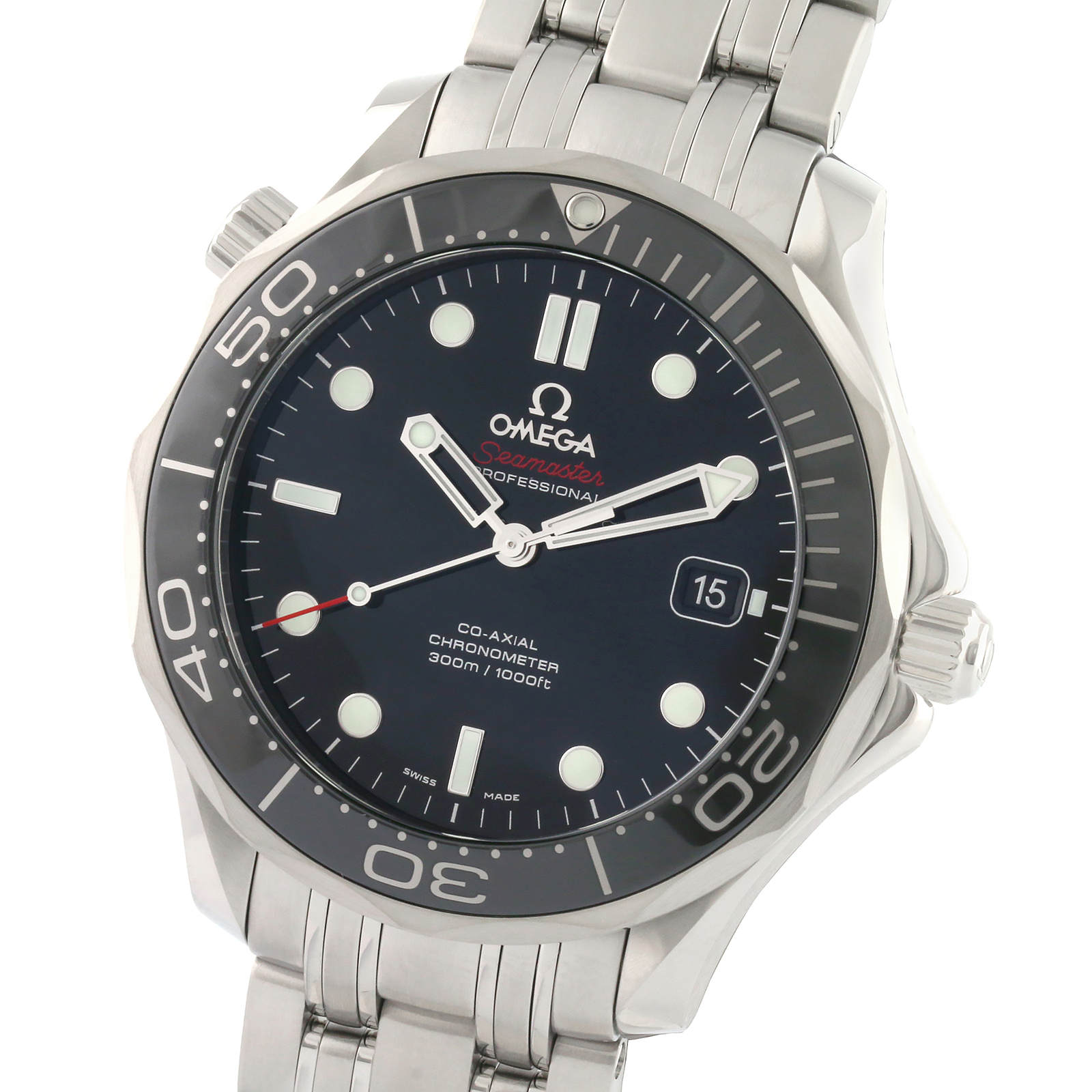 Omega Seamaster 300M 41mm Mens Divers Watch Black Dial Mens Watch