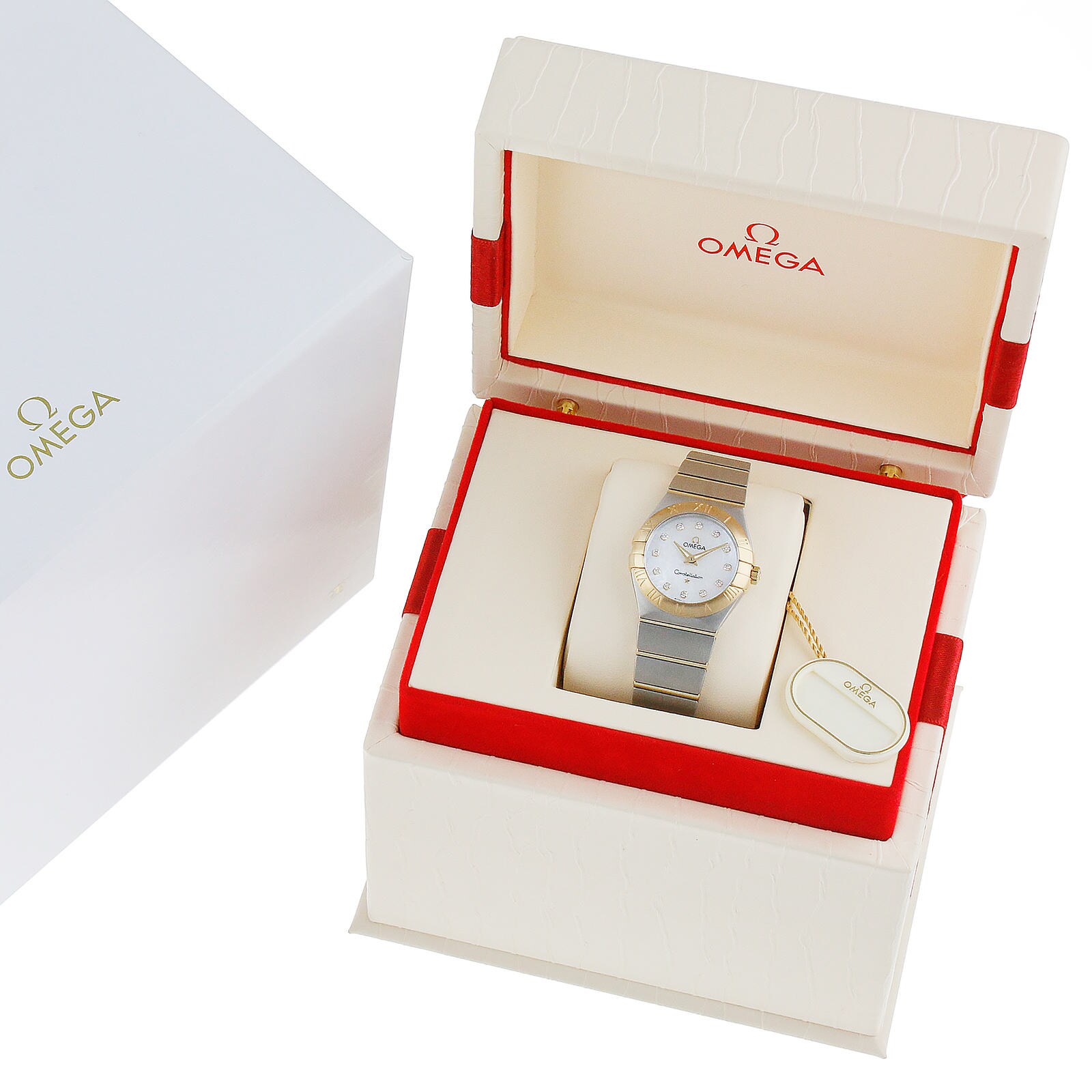 Omega Constellation Ladies 27mm Quartz Watch O12320276055002 Goldsmiths