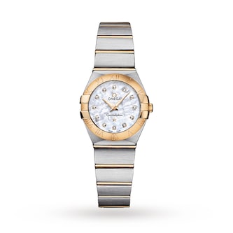 Omega Constellation Ladies 24mm Quartz Diamond Dot Ladies Watch
