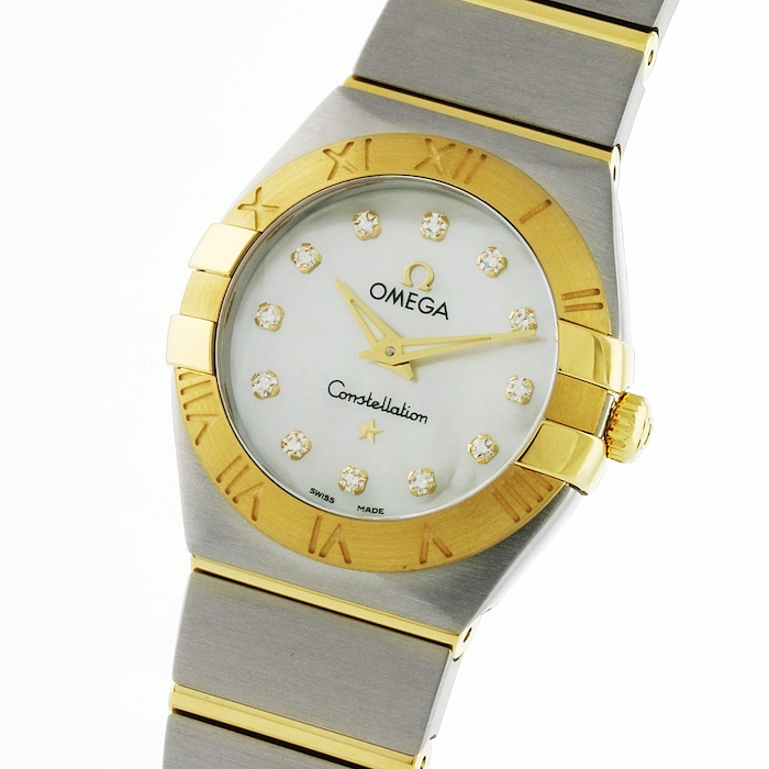 Omega Constellation Ladies 24mm Quartz Diamond Dot Ladies Watch