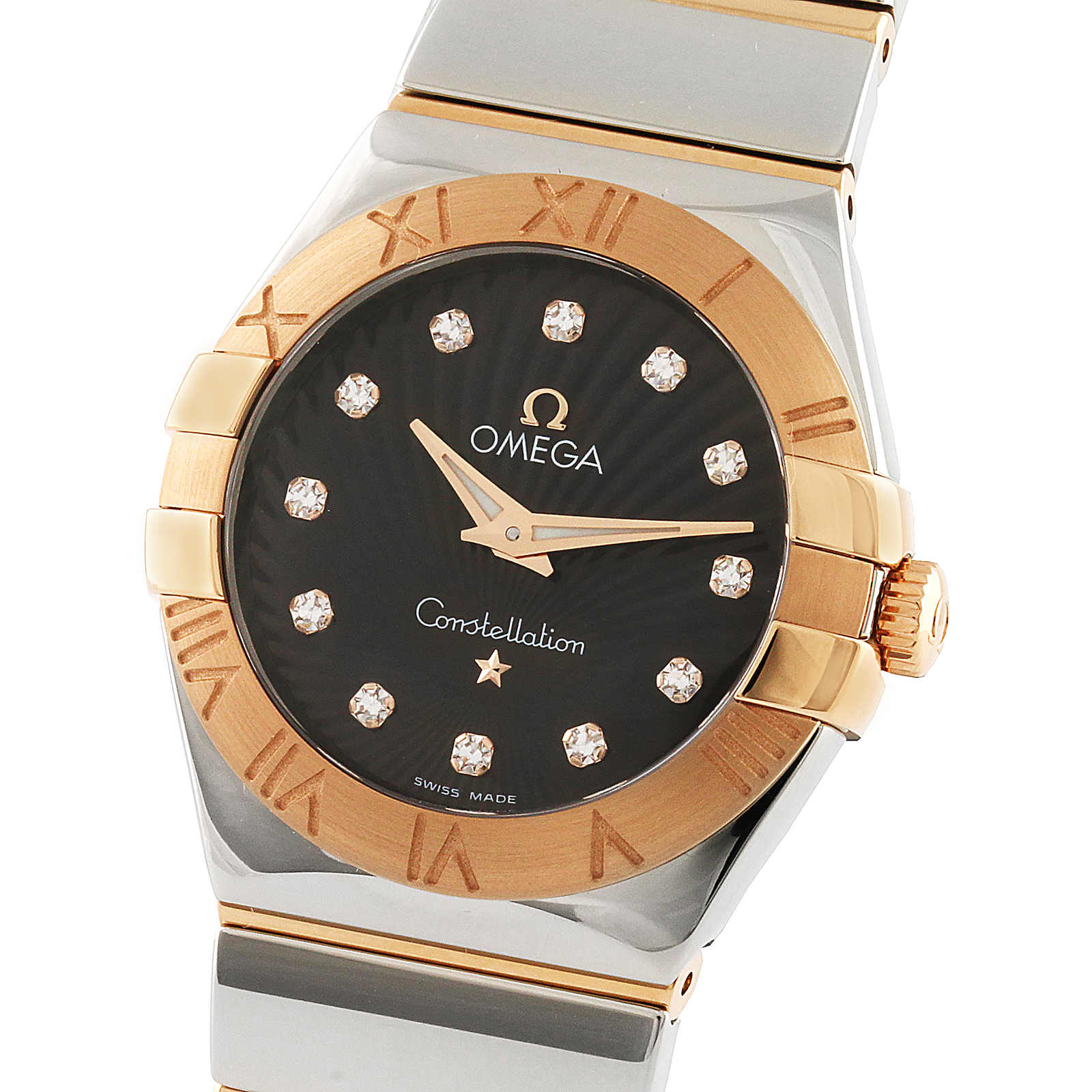 Omega Constellation Ladies 27mm Quartz Bicolour Watch Omega Constellation Ladies 27mm Quartz Bicolour Watch