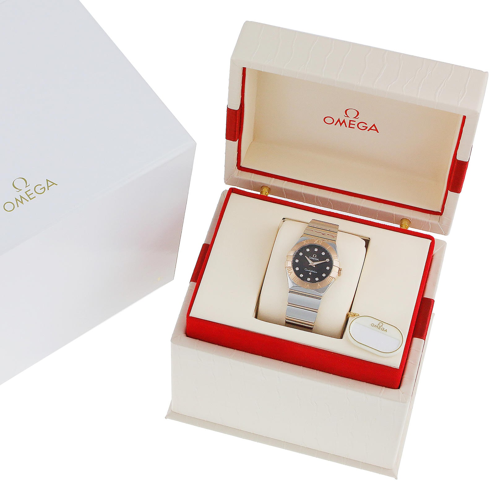 Omega Constellation Ladies 27mm Quartz Bicolour Watch Omega Constellation Ladies 27mm Quartz Bicolour Watch