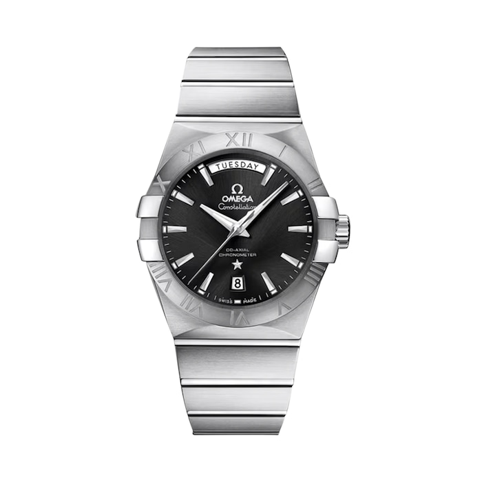 Omega Constellation 38mm Mens Watch Black