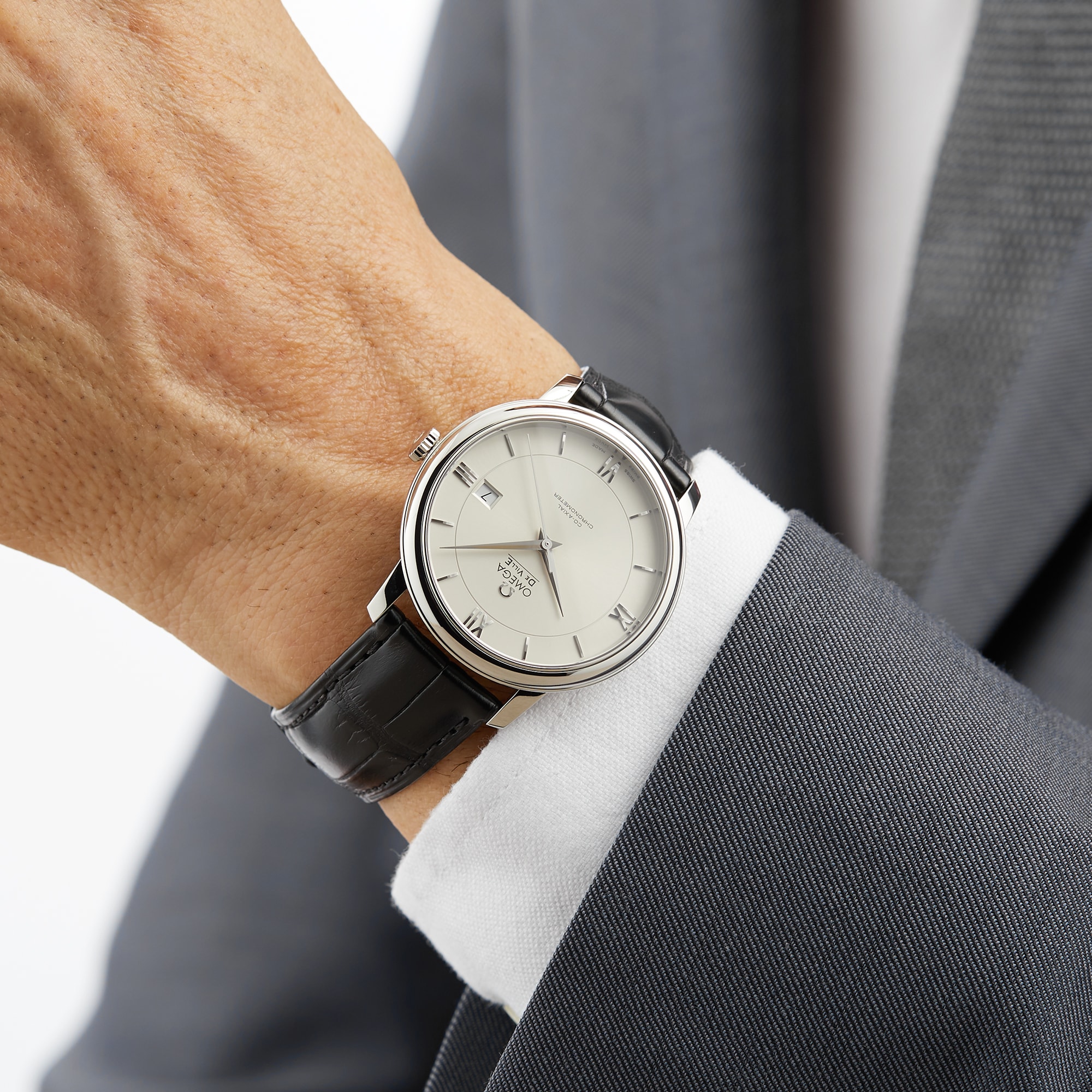 Omega De Ville Mens Co-Axial 39.5mm Automatic Watch Omega De Ville Mens Co-Axial 39.5mm Automatic Watch
