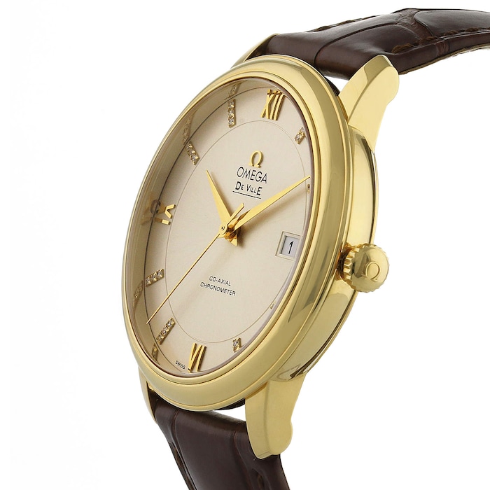 Omega De Ville Mens Co-Axial 39.5mm 18ct Gold Automatic Mens Watch