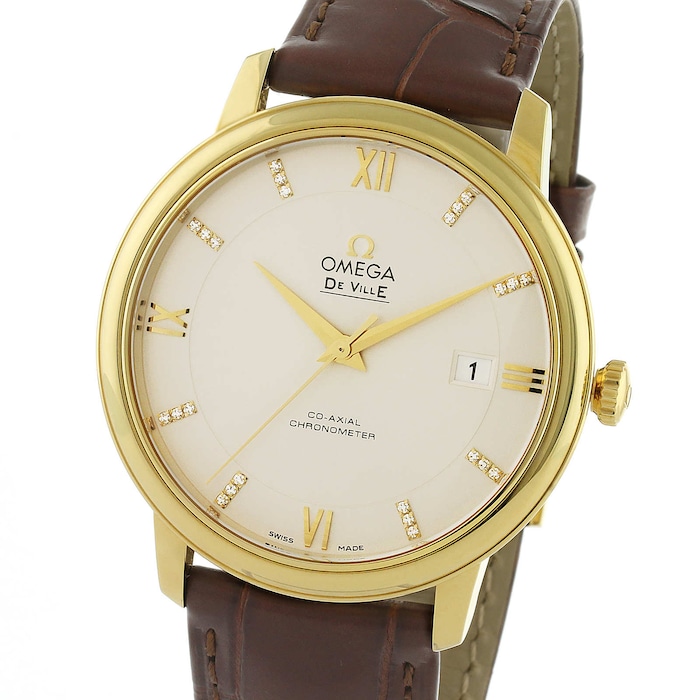 Omega De Ville Mens Co-Axial 39.5mm 18ct Gold Automatic Mens Watch