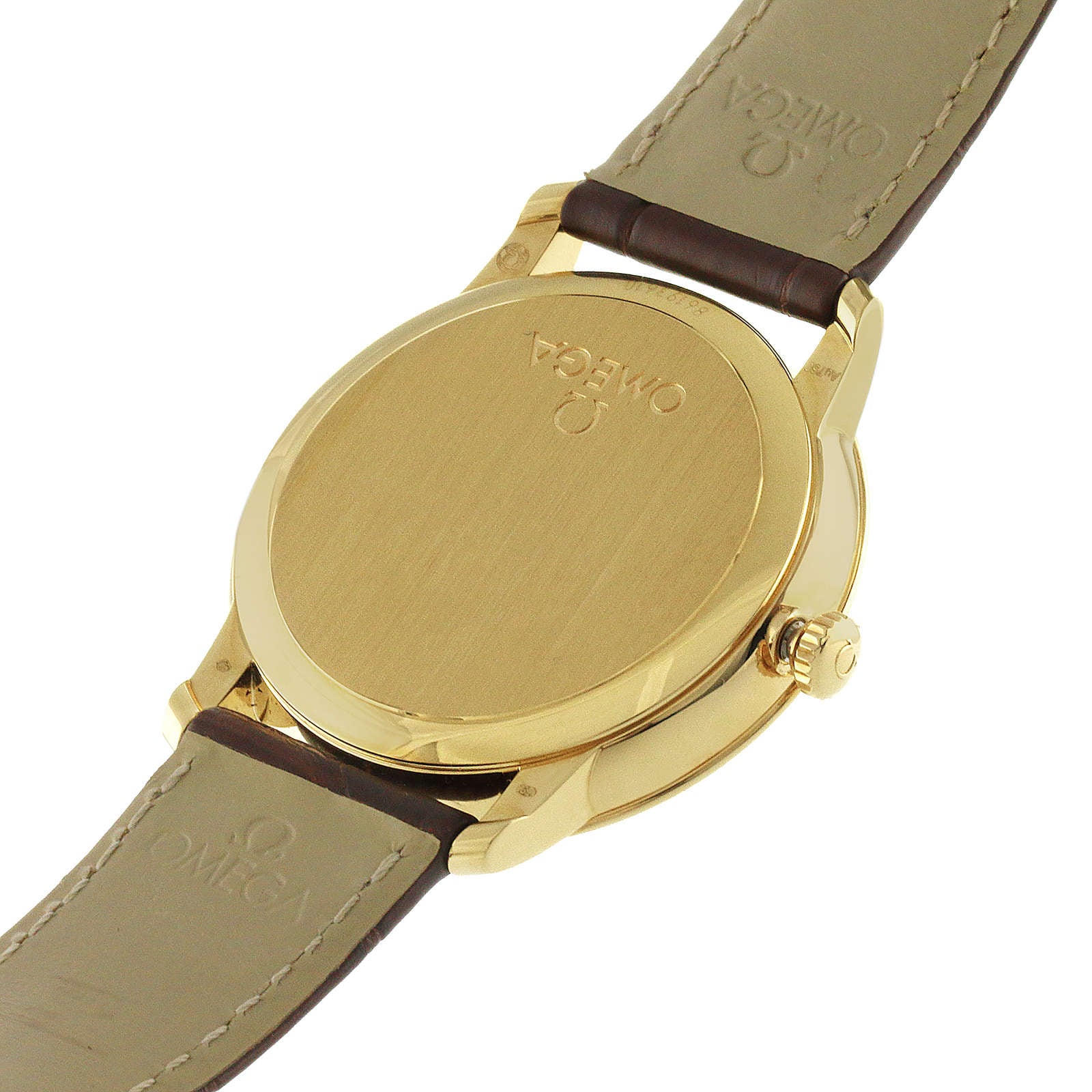 Mens 18ct gold discount watch