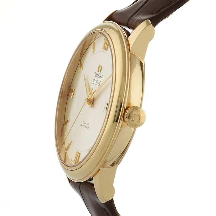 Omega De Ville Prestige Mens 40mm Automatic Co-Axial 18ct Rose Gold Mens Watch