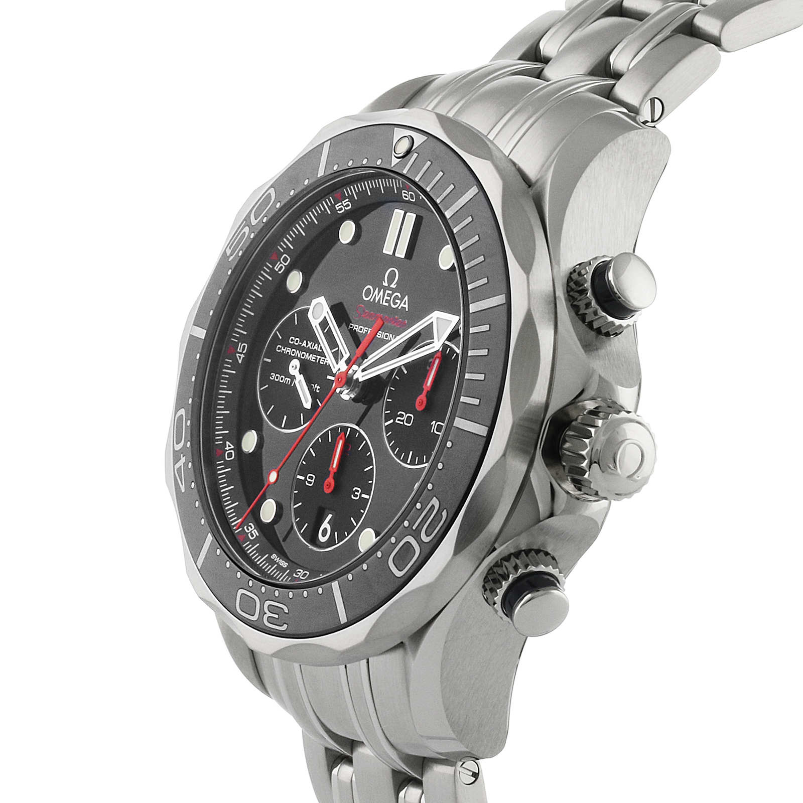 Omega Seamaster 300M Mens Black 41.5mm Automatic Co-Axial Chronograph Mens Watch