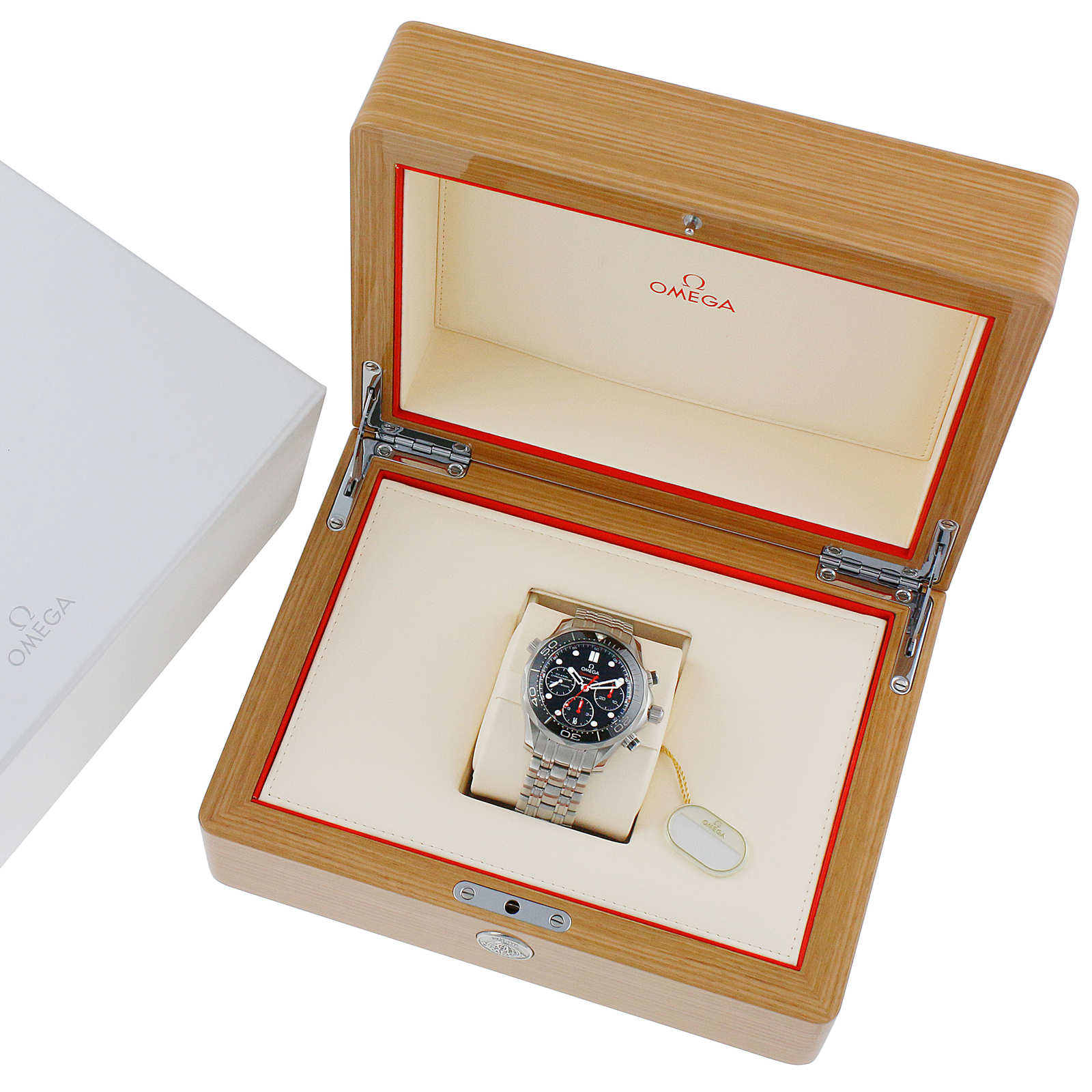 Omega Seamaster 300M Mens Black 41.5mm Automatic Co-Axial Chronograph Mens Watch