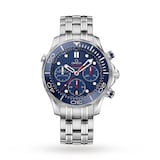 Omega Seamaster 300M Mens Blue 44mm Automatic Co-Axial Chronograph Mens Watch