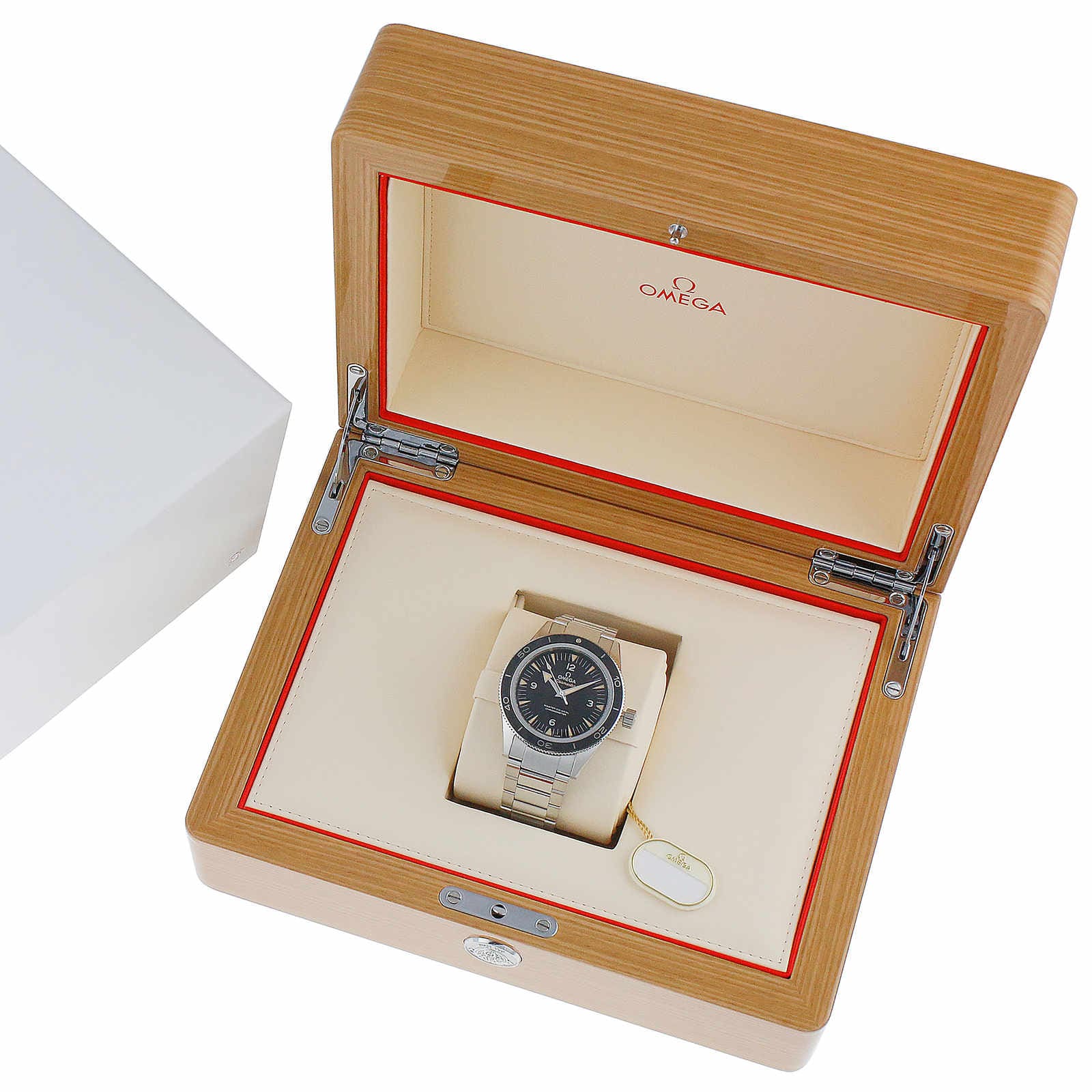 Omega Seamaster 300 Mens 41mm Black Dial Co-Axial Automatic Watch