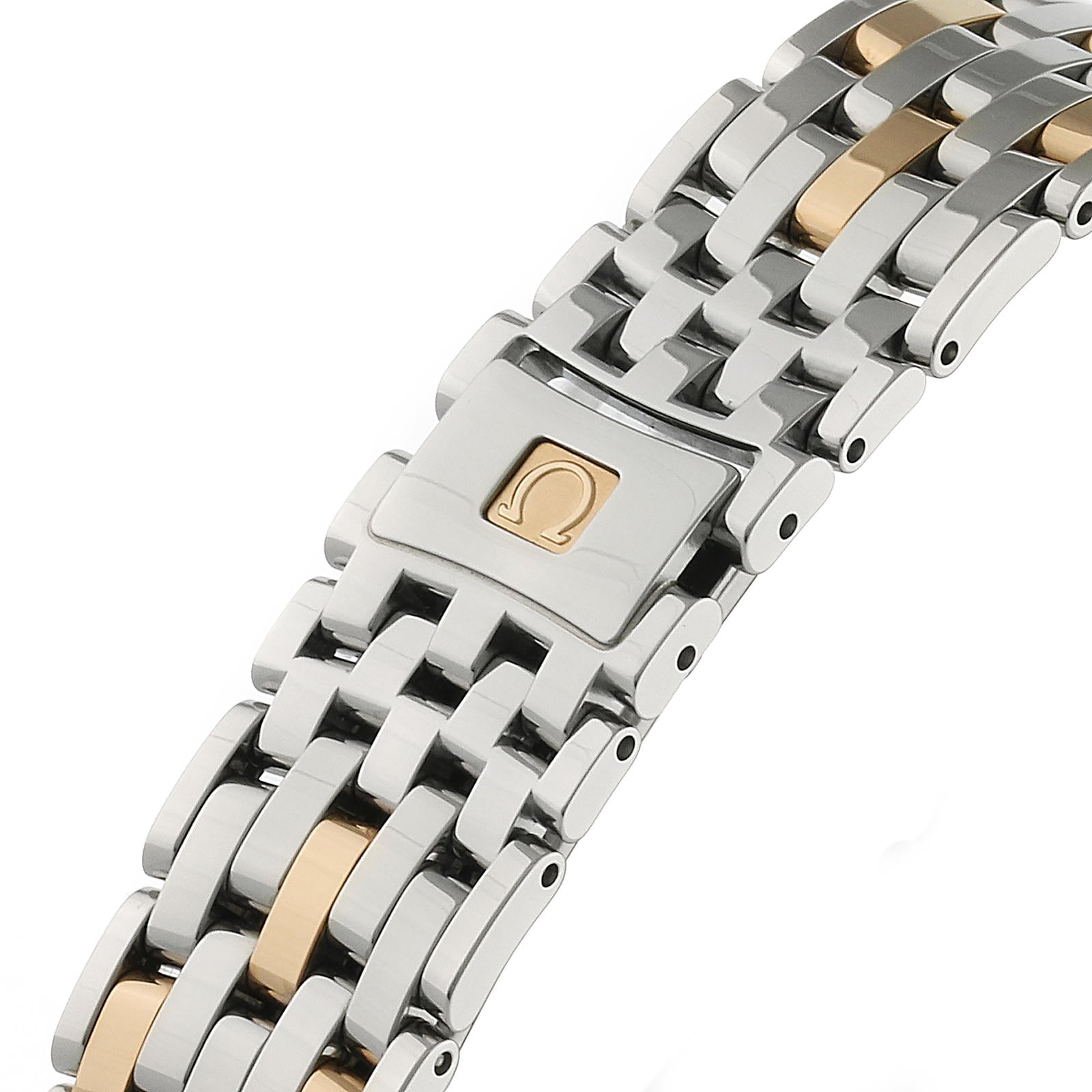 Omega De Ville Prestige Butterfly Bi-Metal Diamond Ladies Watch