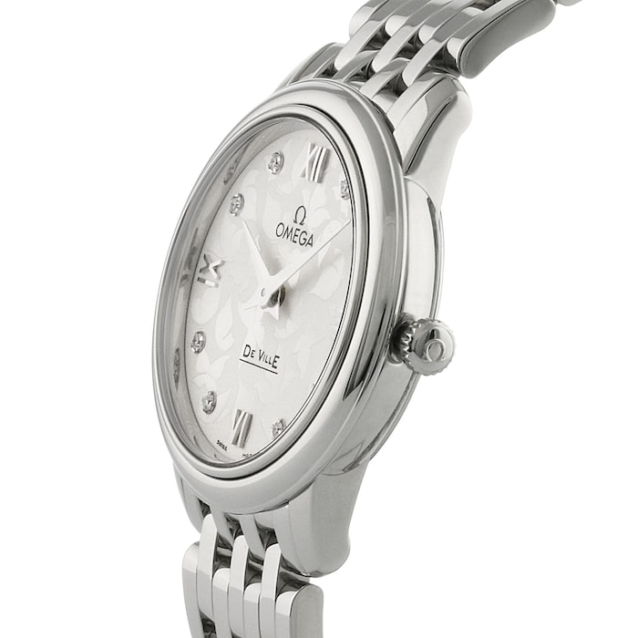 Omega De Ville Prestige Butterfly Diamond Ladies Watch