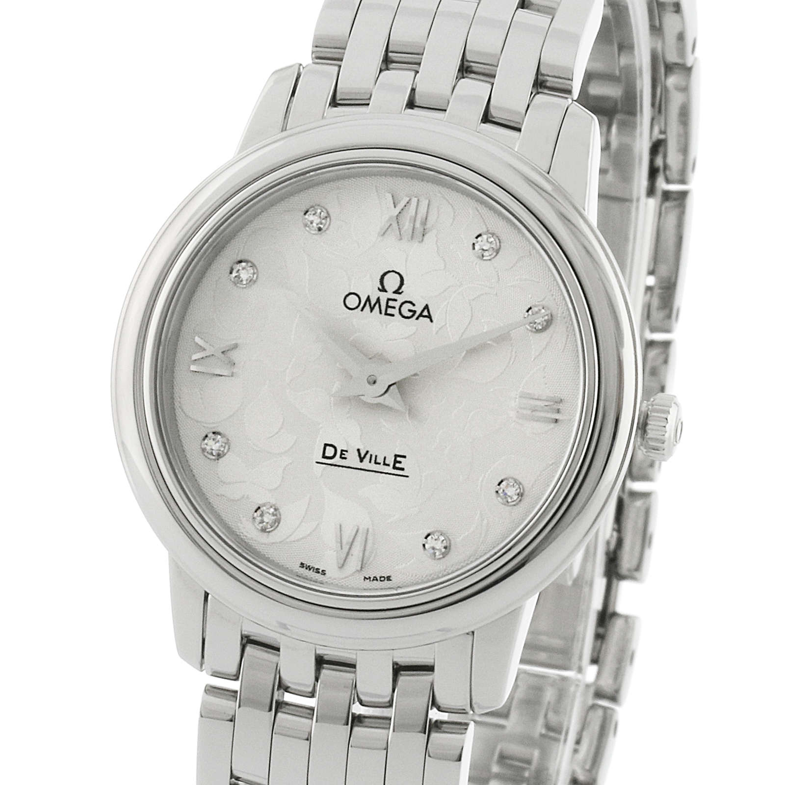 Omega De Ville Prestige Butterfly Diamond Ladies Watch