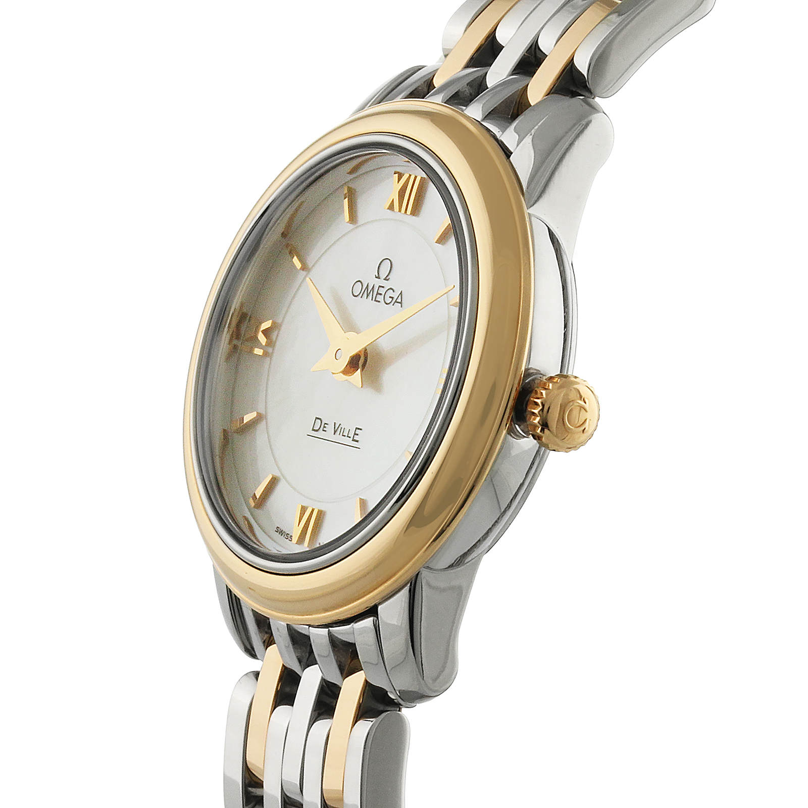 Omega De Ville Ladies 24mm Quartz Bicolour Ladies Watch