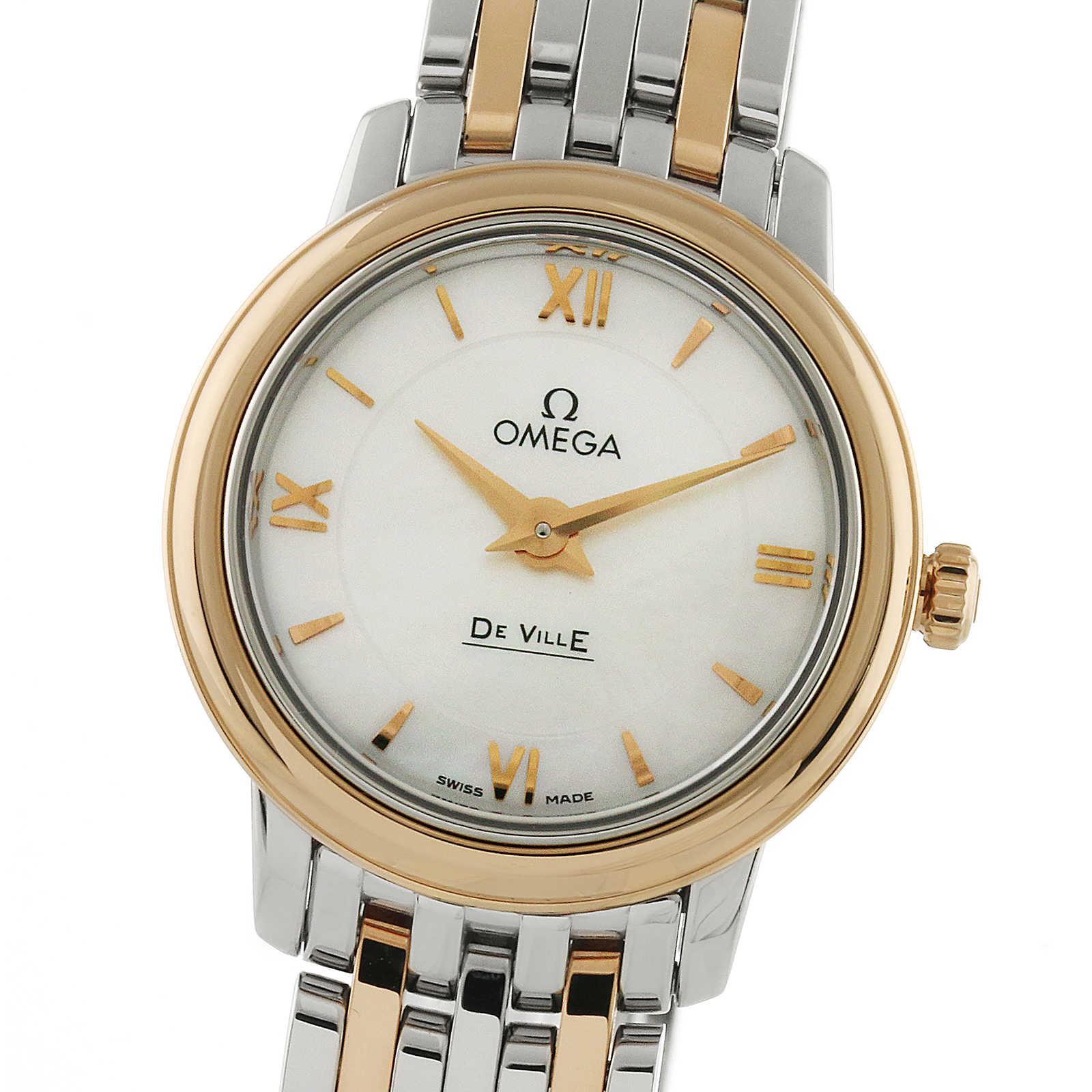 Omega De Ville Ladies 24mm Quartz Bicolour Ladies Watch