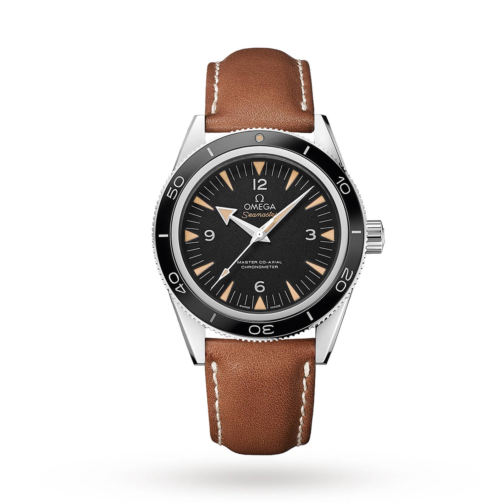 omega mens watches leather strap