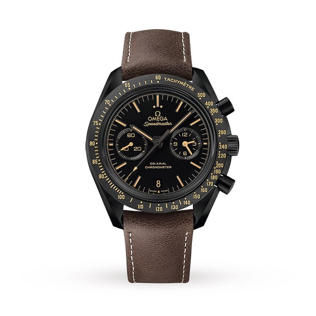 Omega speedmaster moonwatch dark side of the moon black black best sale