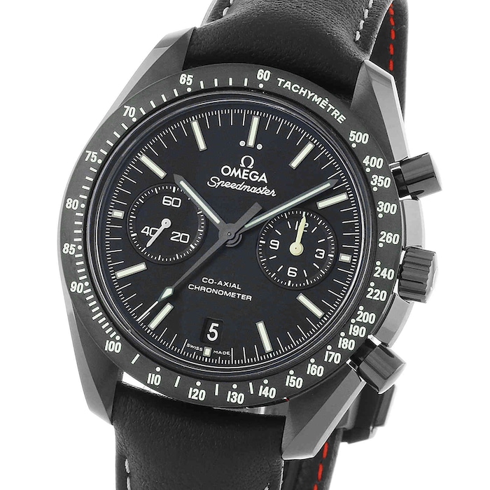 Omega Dark Side Of The Moon Co-Axail Chronograph Pitch Black 44.25mm Mens Watch