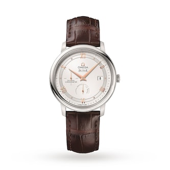 Omega De Ville Prestige Mens 36.8mm Co-Axial Power Reserve Watch Omega De Ville Prestige Mens 36.8mm Co-Axial Power Reserve Watch