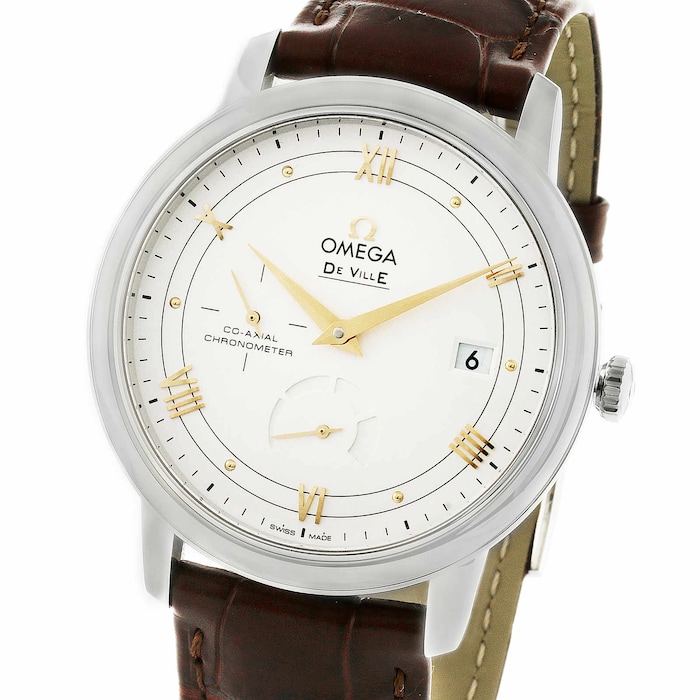 Omega De Ville Prestige Mens 36.8mm Co-Axial Power Reserve Watch