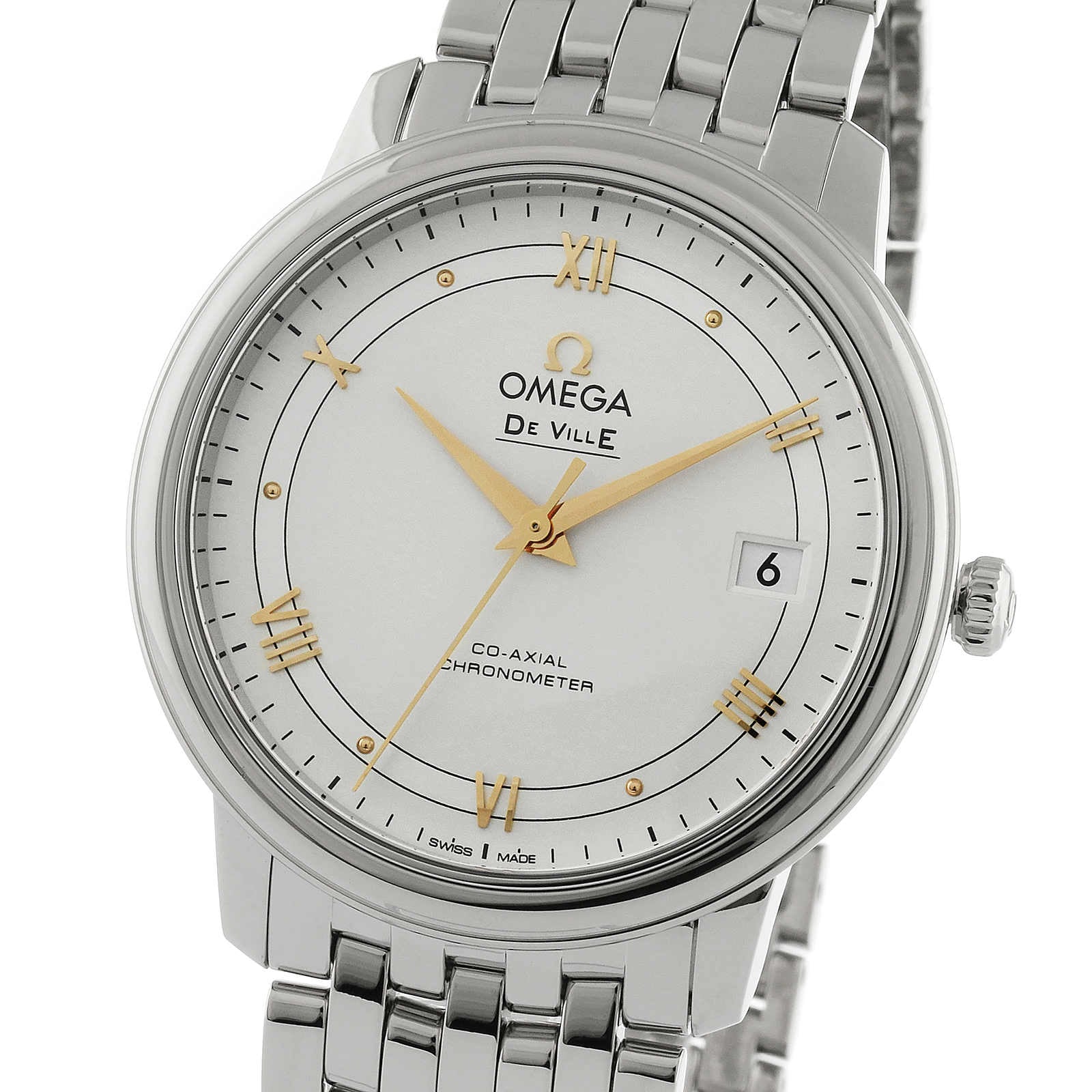 Omega De Ville Prestige Mens 36.8mm Co-Axial Watch