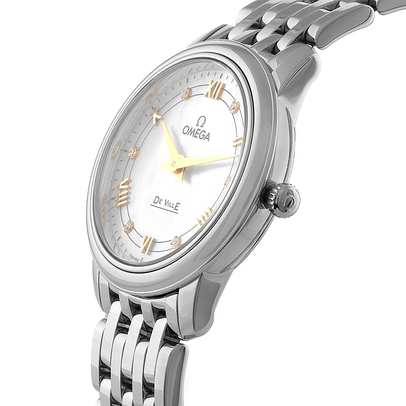 De Ville Ladies 27mm Quartz Stainless Steel Watch