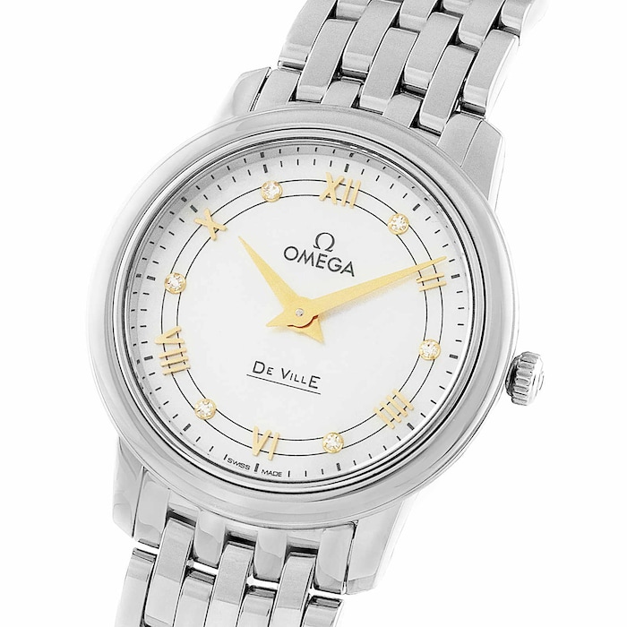 Omega De Ville Ladies 27mm Quartz Stainless Steel Watch